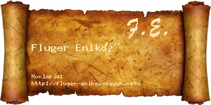 Fluger Enikő névjegykártya